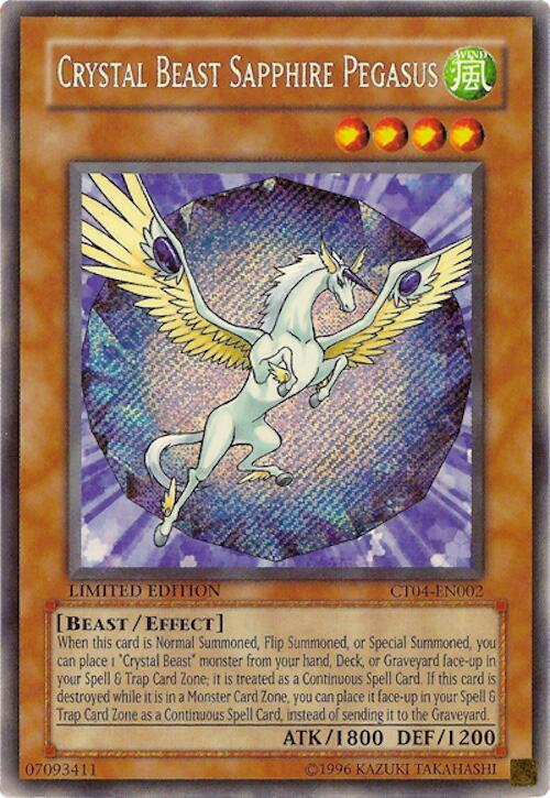Crystal Beast Sapphire Pegasus