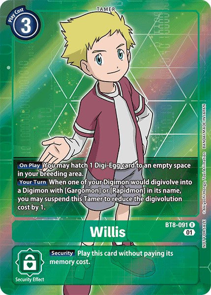 Willis (Box Topper)