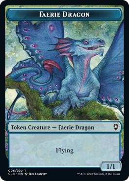 Treasure // Faerie Dragon Double-Sided Token (Back)
