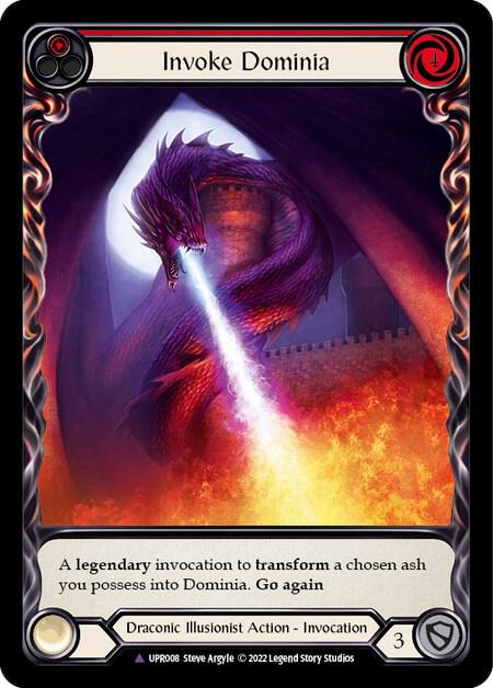 Invoke Dominia // Dominia (Marvel) (Back)