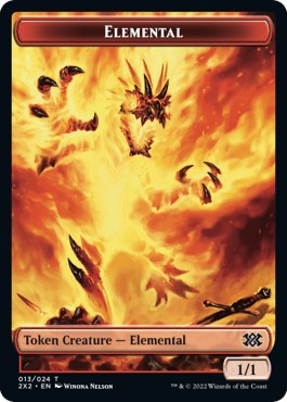 Elemental // Soldier Double-Sided Token