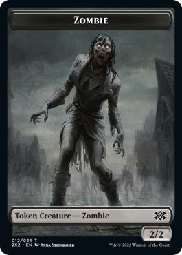 Zombie // Phyrexian Golem Double-Sided Token