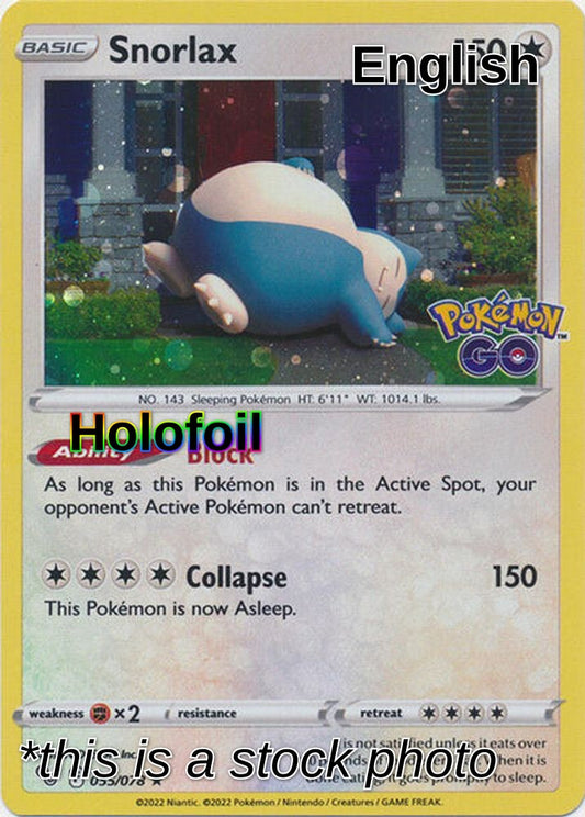 Snorlax - 55/078 (Cosmos Holo)