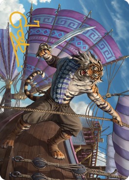 Jedit Ojanen, Mercenary Art Card (Gold-Stamped Signature)