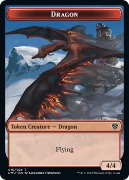 Bird (002) // Dragon Double-Sided Token (Back)