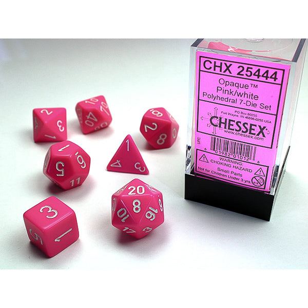 Chessex: Opaque Polyhedral Dice Set