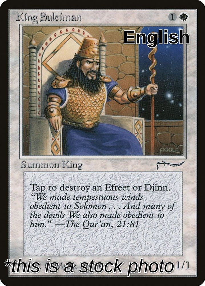 King Suleiman