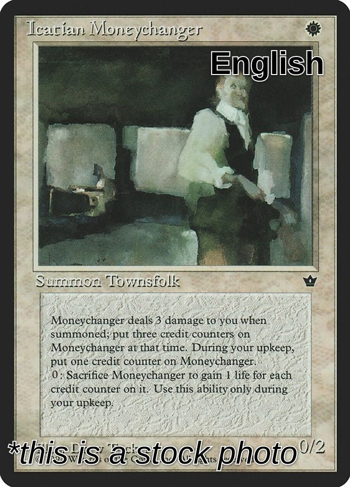 Icatian Moneychanger (Tucker)