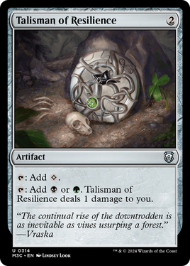 Talisman of Resilience (Ripple Foil) [Modern Horizons 3 Commander]