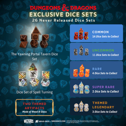 Sirius Dice D&D The Yawning Portal Treasure Packs
