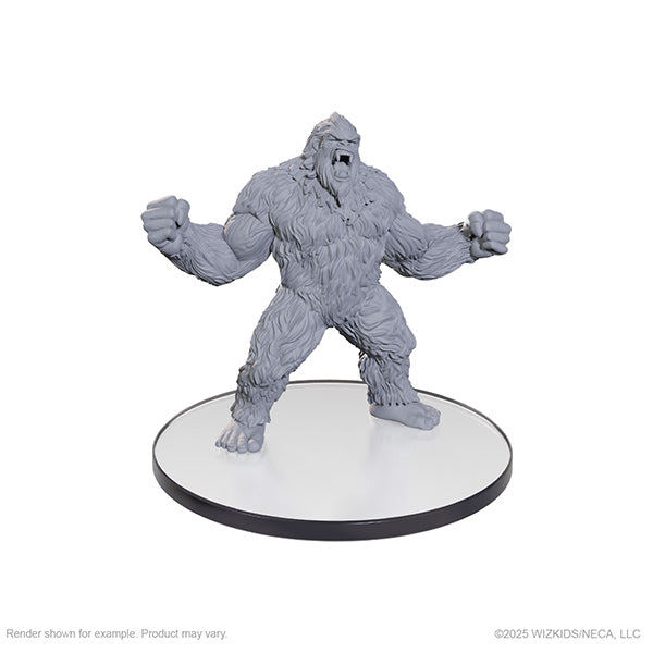 WizKids Deep Cuts Miniatures: Unpainted Minis - Bigfoot - Wave 26