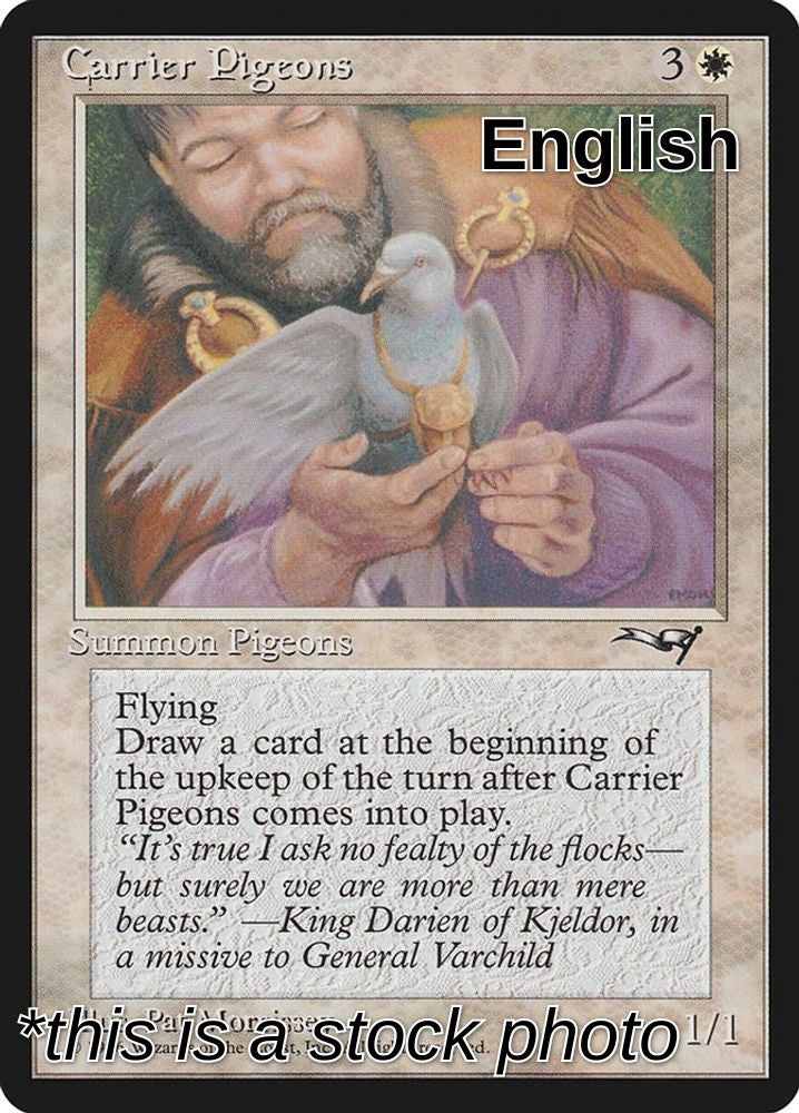 Carrier Pigeons (Hand)