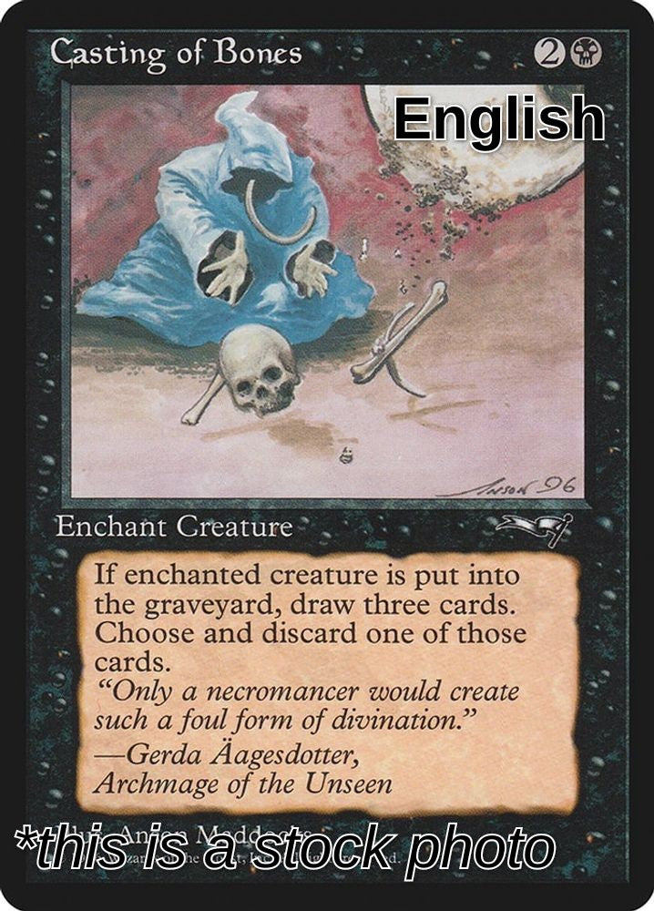 Casting of Bones (Hooded Figure)