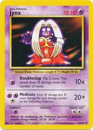 Jynx [BS - 031/102 - Uncommon] - Base Set