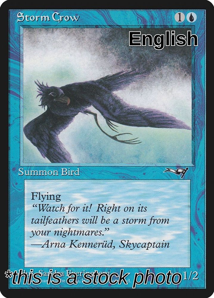 Storm Crow (Flying Left)