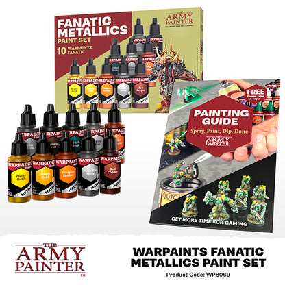 The Army Painter - Warpaint: Fanatic Metallics Paint Set (10 colors)