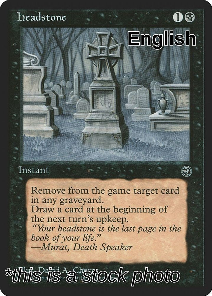 Headstone