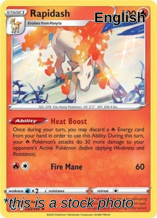 Rapidash - 022/195