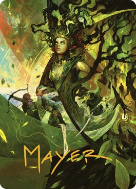 Titania's Command Art Card (Gold-Stamped Signature)