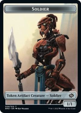 Powerstone // Soldier (009) Double-Sided Token (Back)