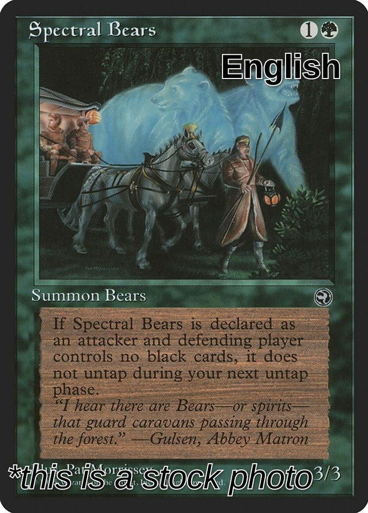 Spectral Bears