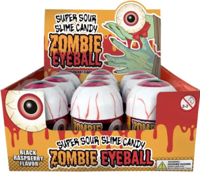 Zombie Eyeball Slime (Black Raspberry Flavored Candy Slime)

