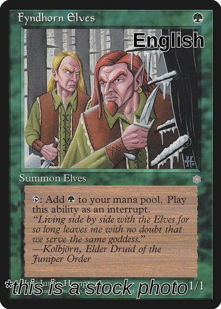 Fyndhorn Elves
