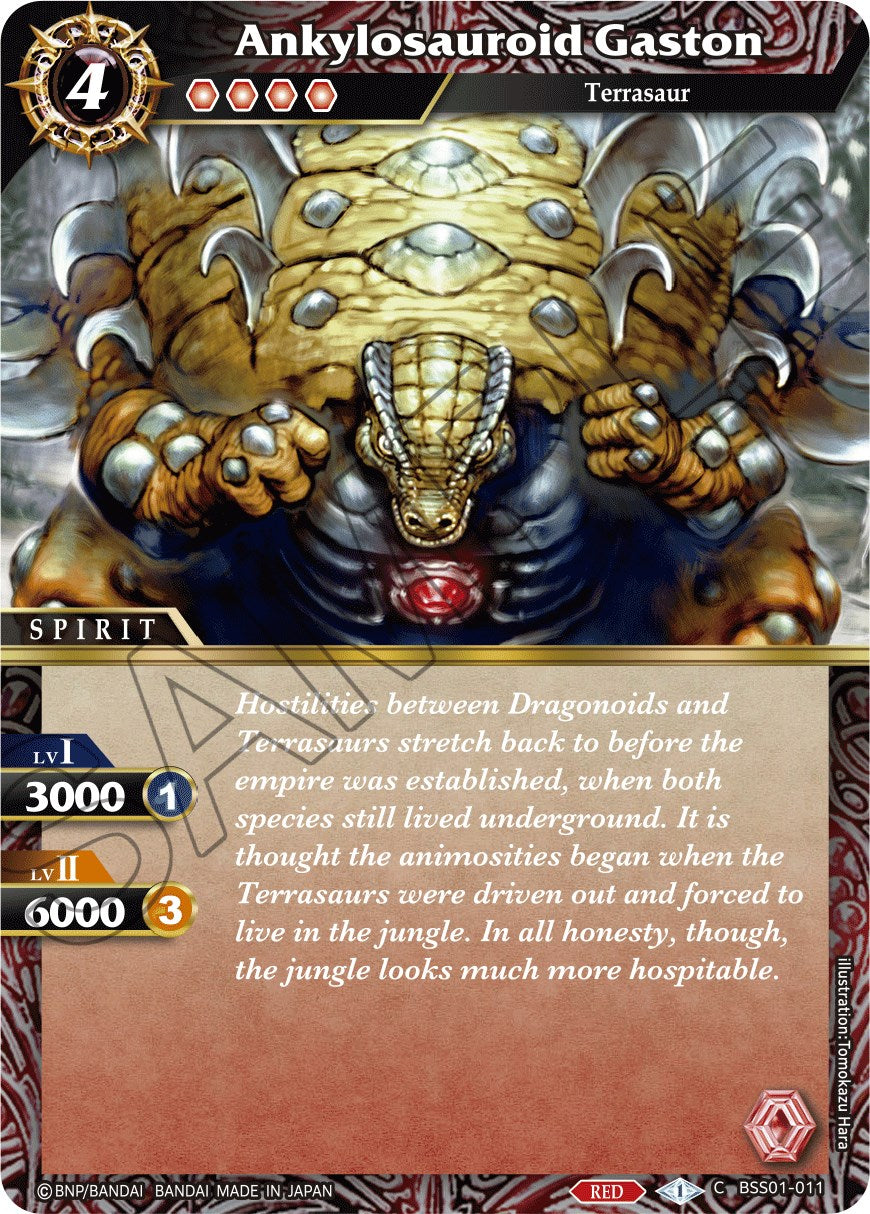 Ankylosauroid Gaston [BSS01 - BSS01-011 - Common] - Dawn of History