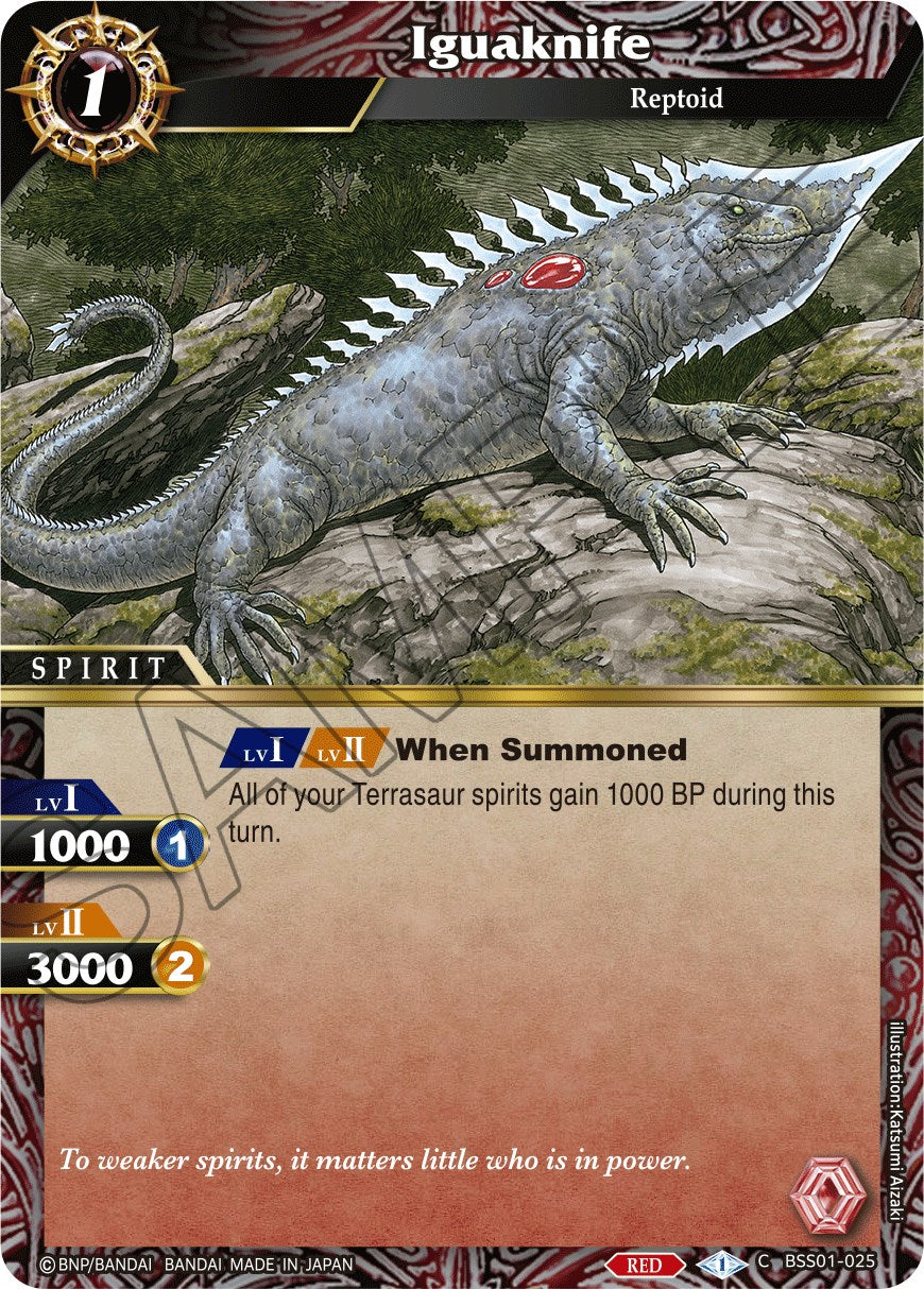 Iguaknife [BSS01 - BSS01-025 - Common] - Dawn of History