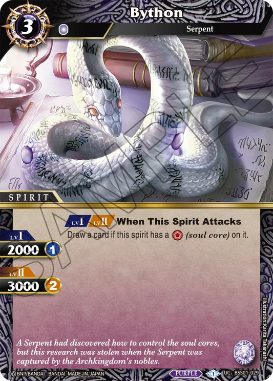 Bython [BSS01 - BSS01-029]