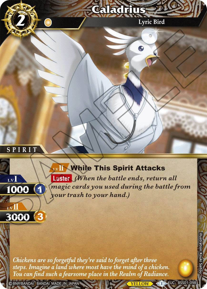 Caladrius [BSS01 - BSS01-098] - Alba della Storia