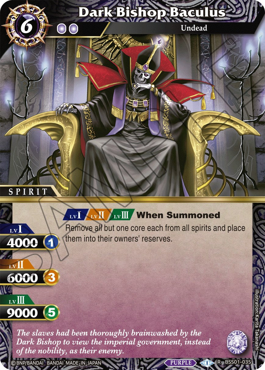 Dark Bishop Baculus [BSS01 - BSS01-035 Rare] - Dawn of History