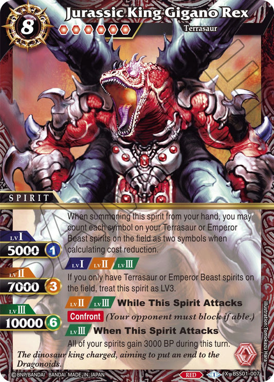 Jurassic King Gigano Rex [BSS01 - BSS01-007]