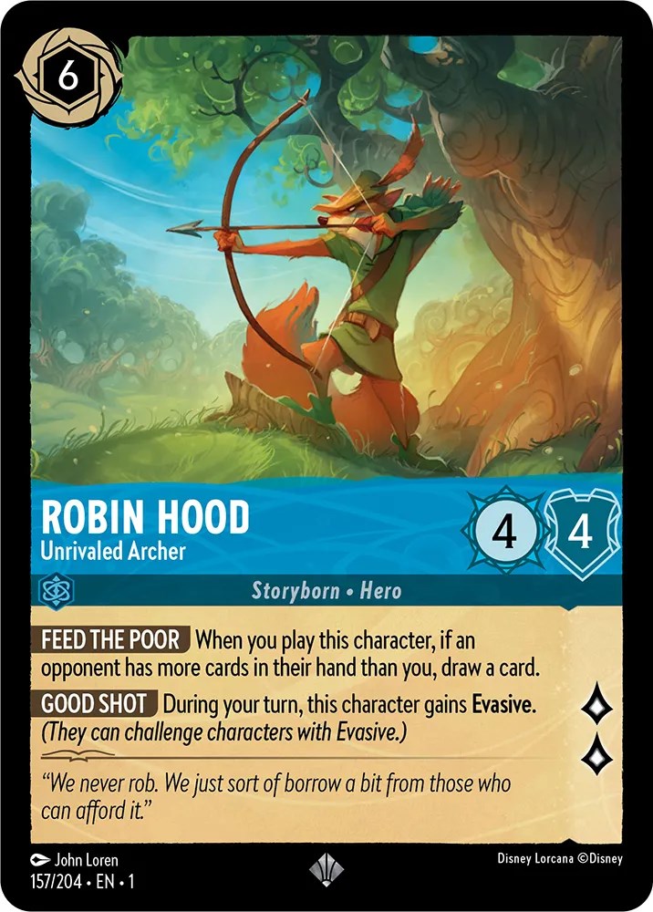 Robin Hood - Unrivaled Archer [1 - 157/204 - Super Rare] - The First Chapter