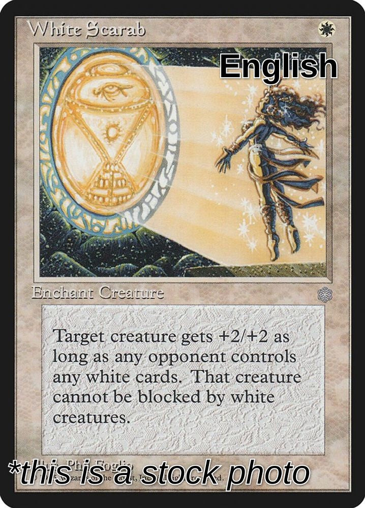 White Scarab