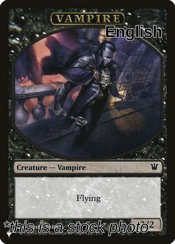 Vampire // Zombie Double-sided Token