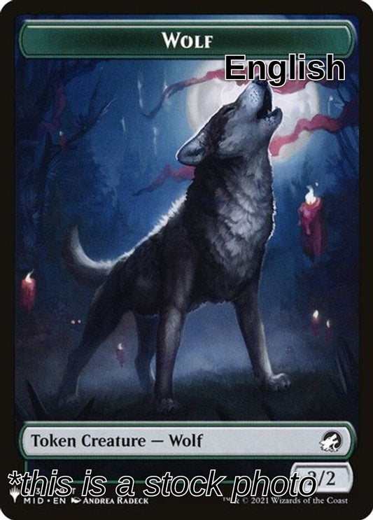 Wolf // Vampire Double-Sided Token