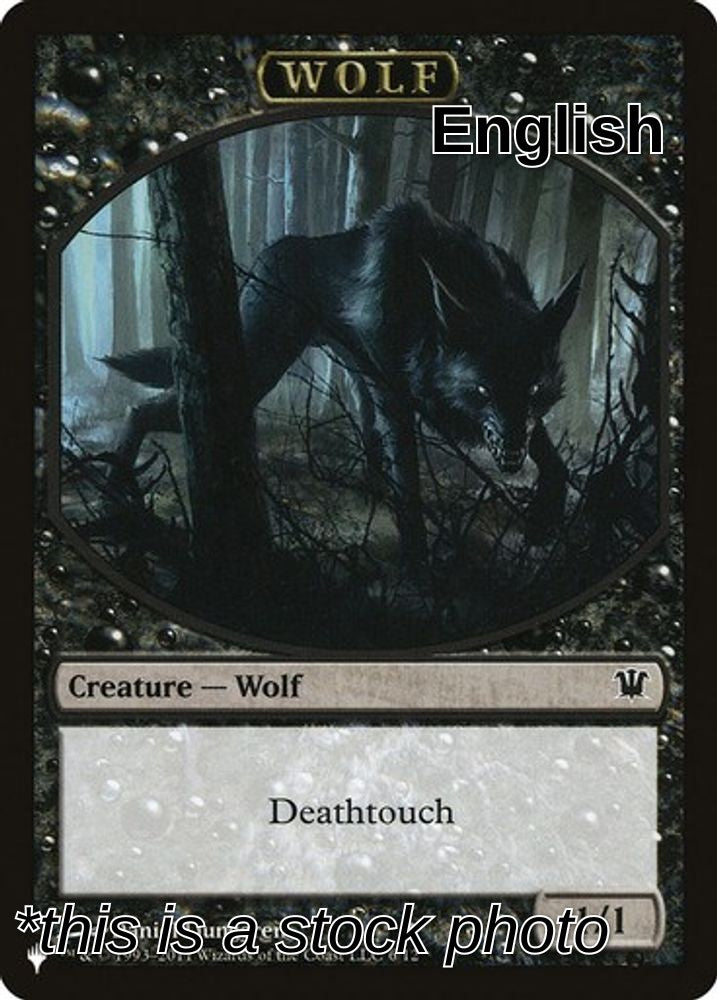 Wolf // Cat Double-Sided Token