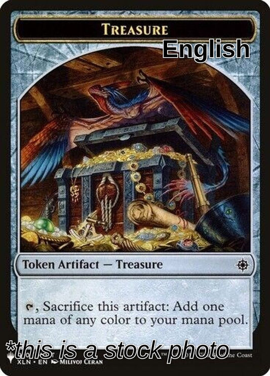 Treasure // Golem Double-sided Token