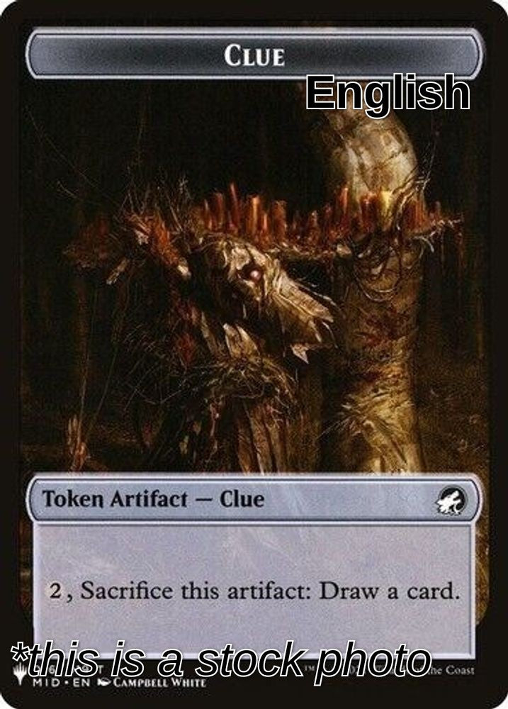 Clue // Golem Double-sided Token