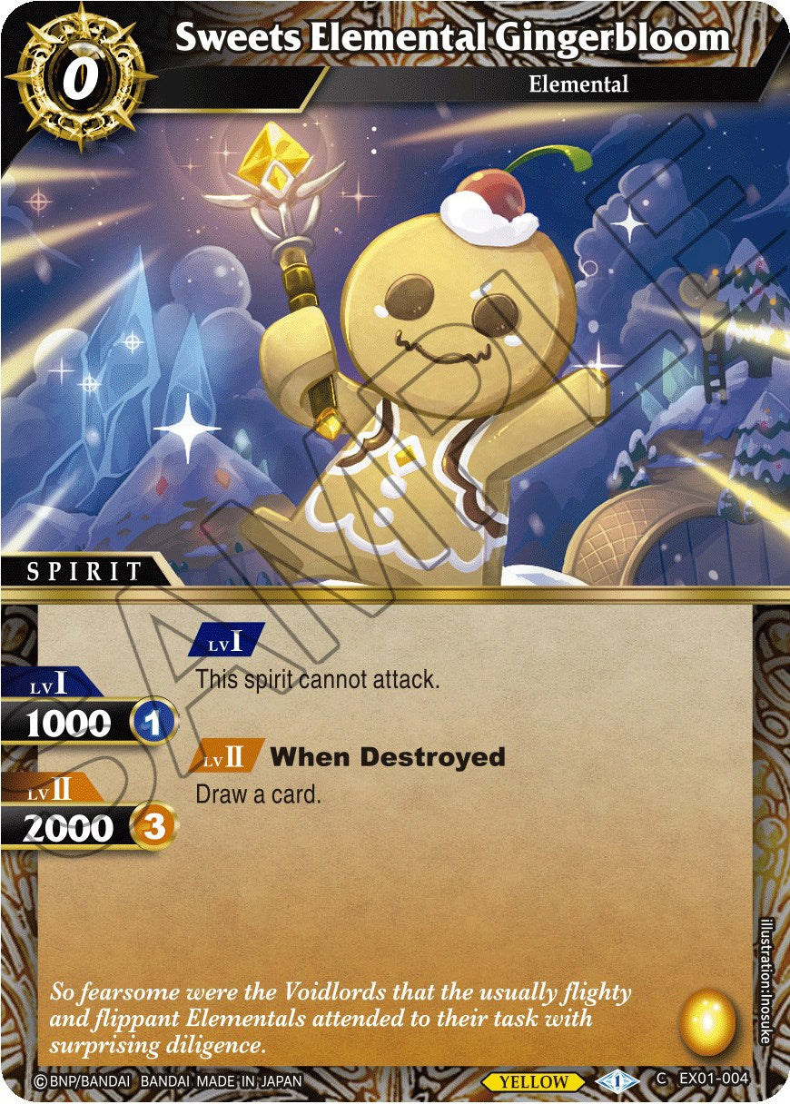 Sweets Elemental Gingerbloom [EX01 - EX01-004]
