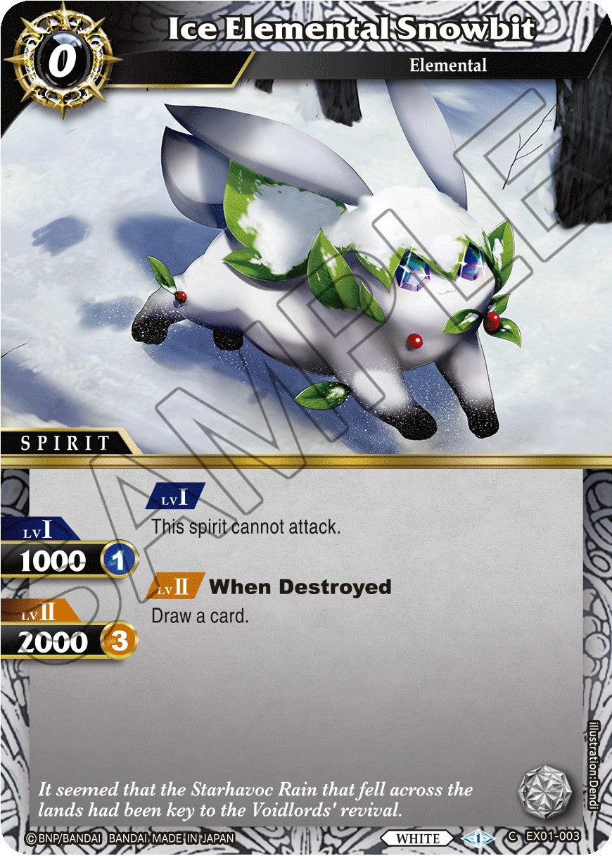 Ice Elemental Snowbit [EX01 - EX01-003 - Common] - Expansion Set 01: Elemental Spark