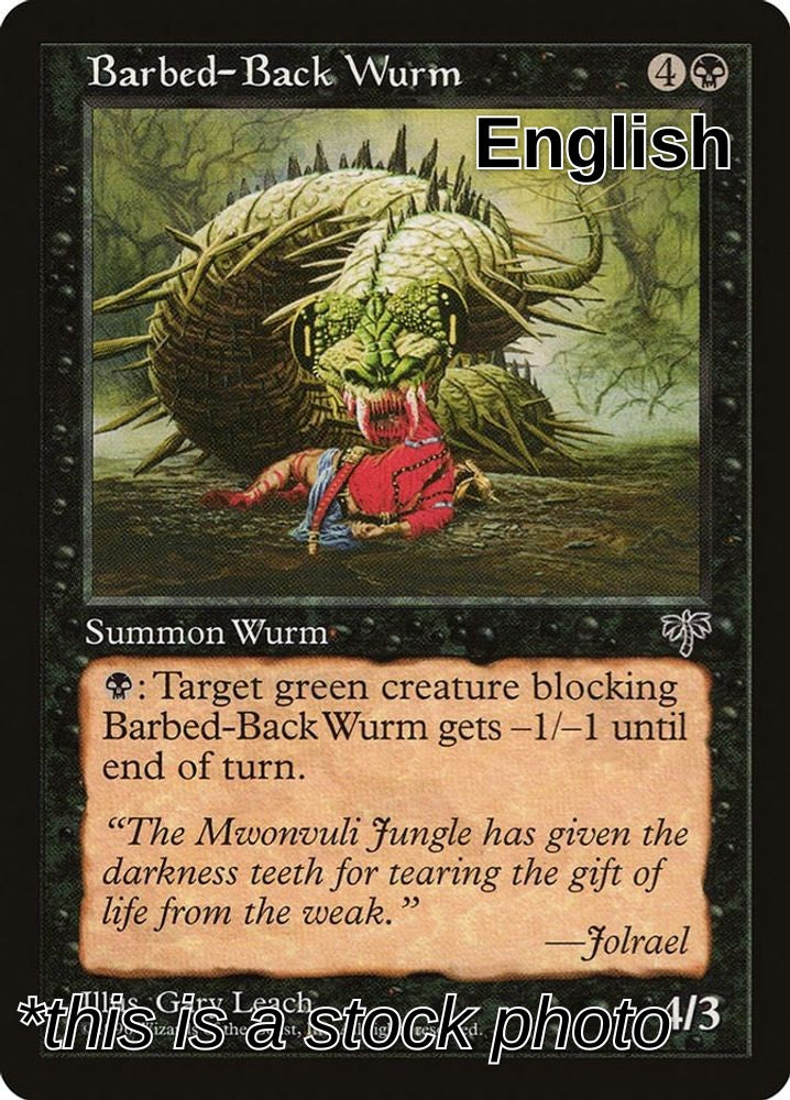 Barbed-Back Wurm