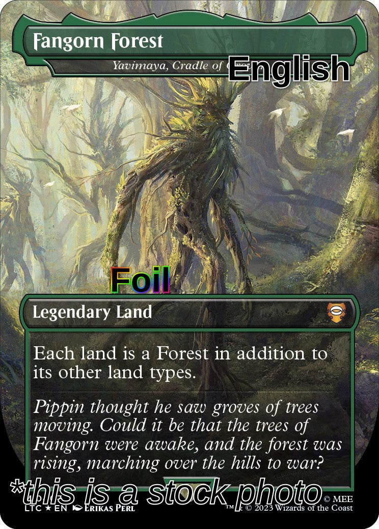 Fangorn Forest - Yavimaya, Cradle of Growth (Borderless) (Surge Foil)