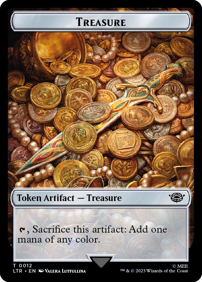 Halfling // Treasure Double-Sided Token (Back)