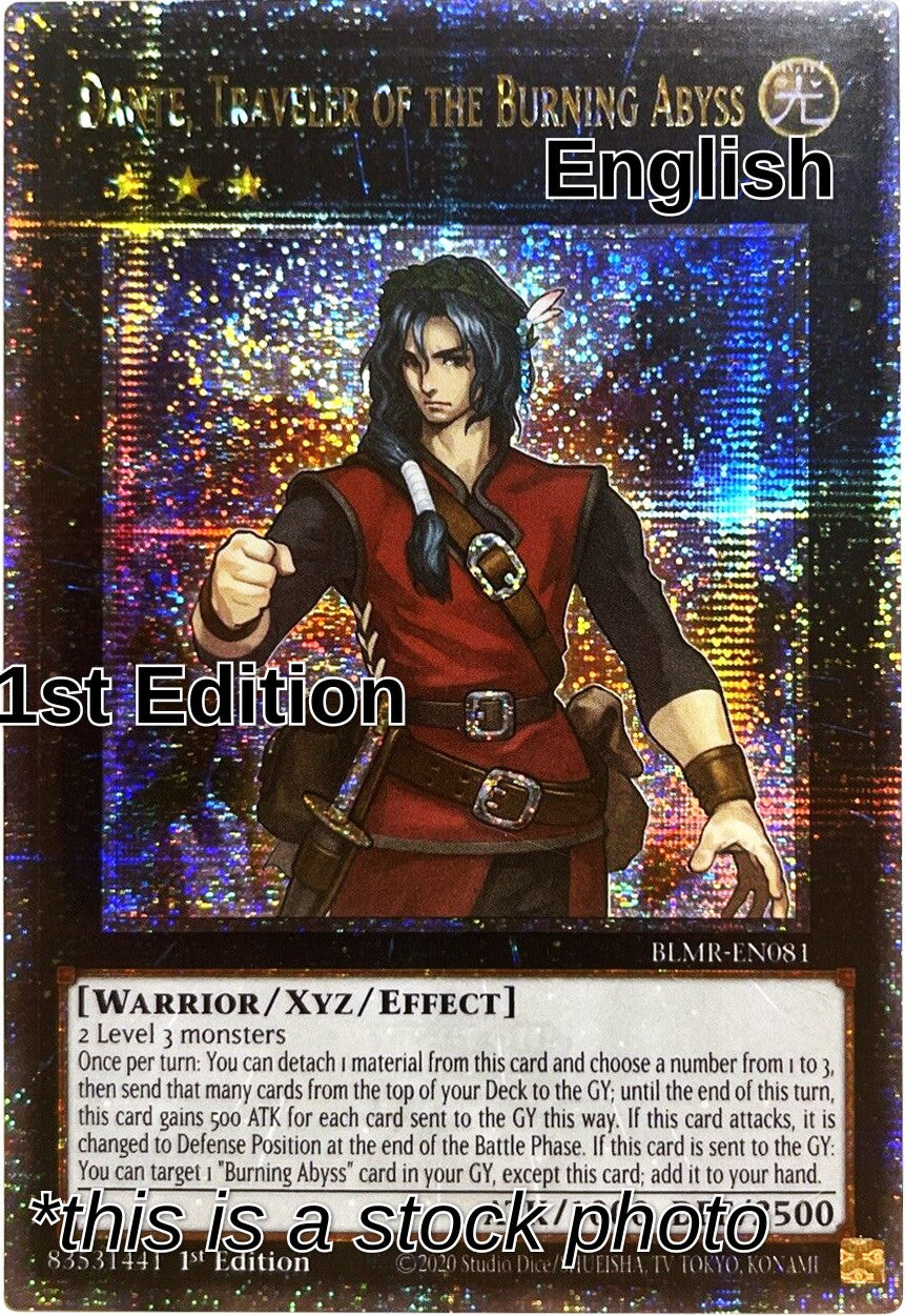 Dante, Traveler of the Burning Abyss (Quarter Century Secret Rare)