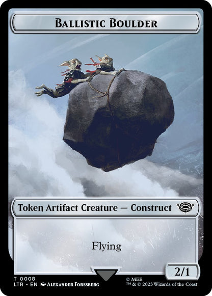 Ballistic Boulder // Food (0010) Double-Sided Token