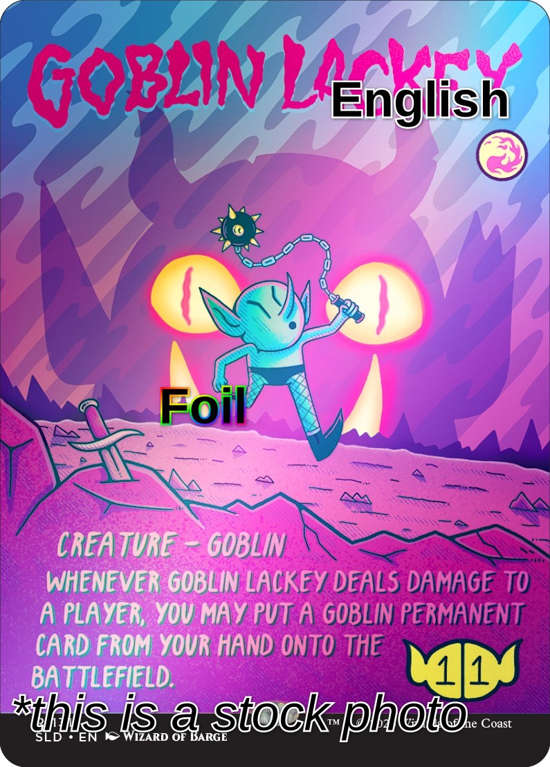 Goblin Lackey (1311) (Rainbow Foil)