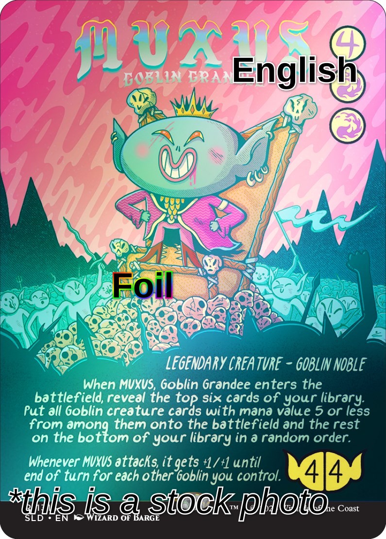 Muxus, Goblin Grandee (Rainbow Foil)