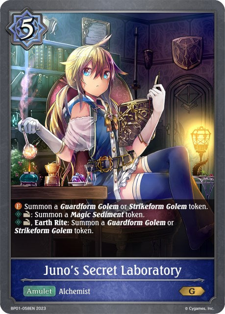 Juno's Secret Laboratory [BP01 - BP01-058EN] - BP01: Advent of Genesis